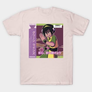 Vaporwave aesthetic anime girl T-Shirt